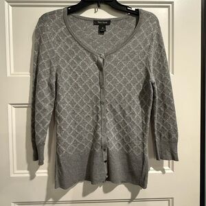 White House Black Market Gray Women's Sweater
